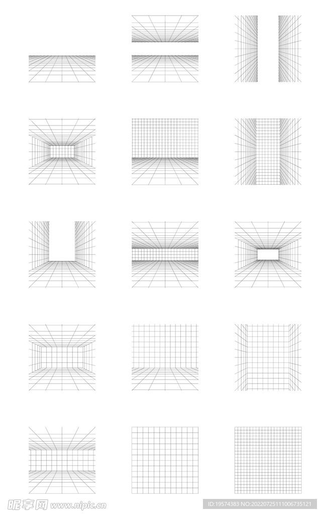 透视网格辅助线