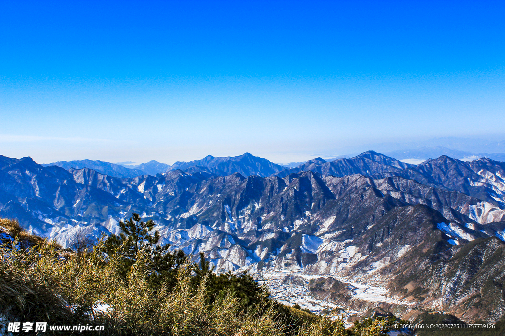 户外雪山山脉自然