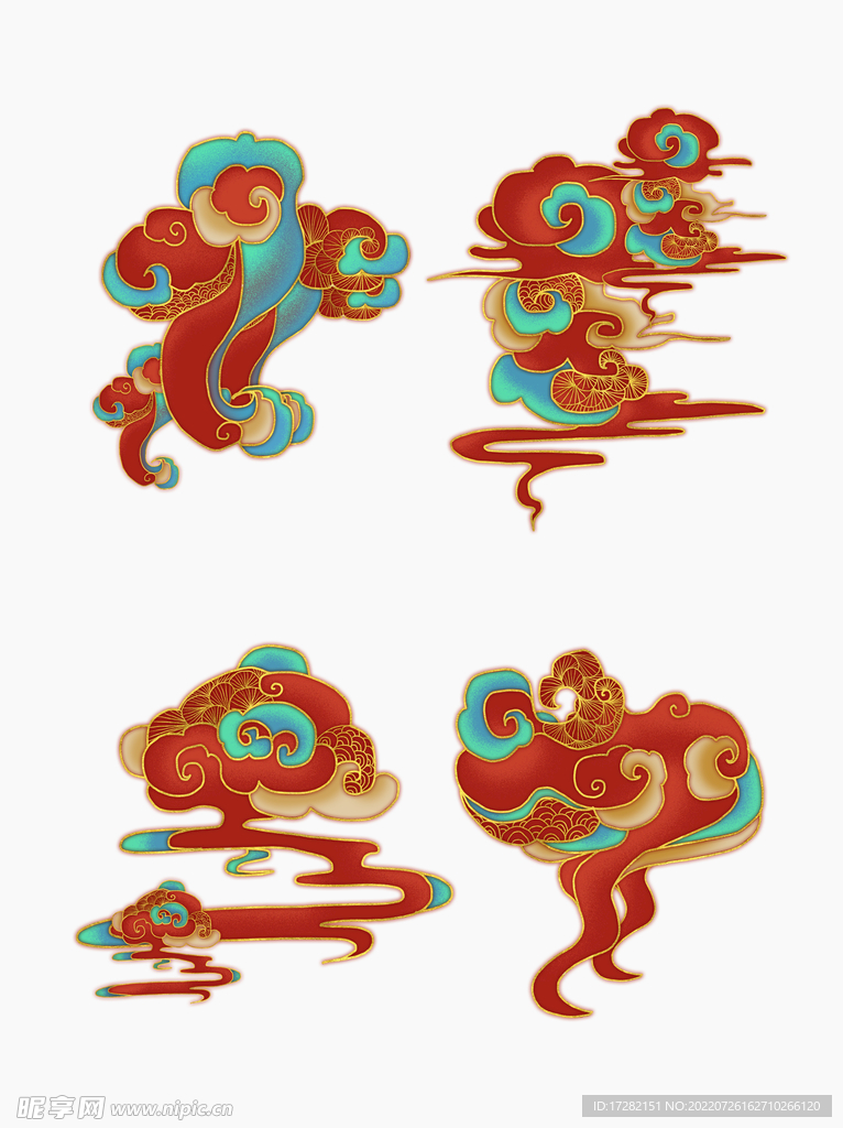 国潮   祥云    敦煌  