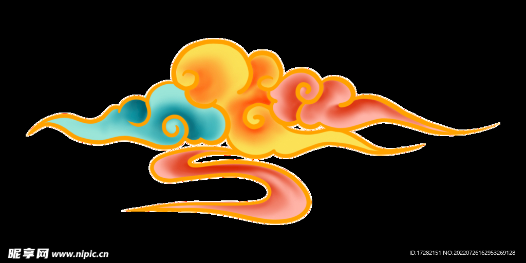 国潮   祥云    敦煌  