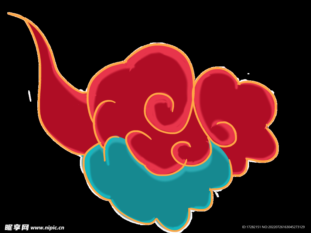 国潮   祥云    敦煌  