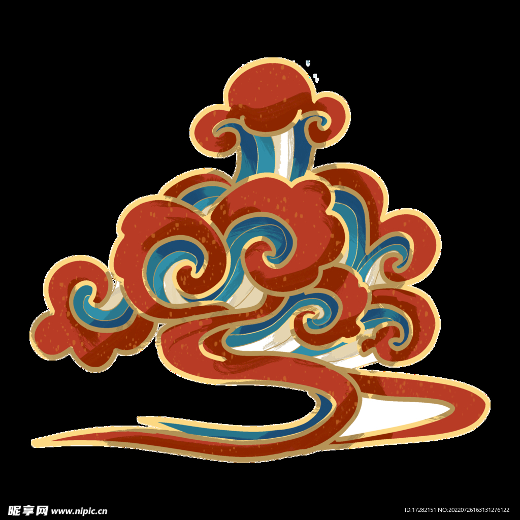 国潮   祥云    敦煌  