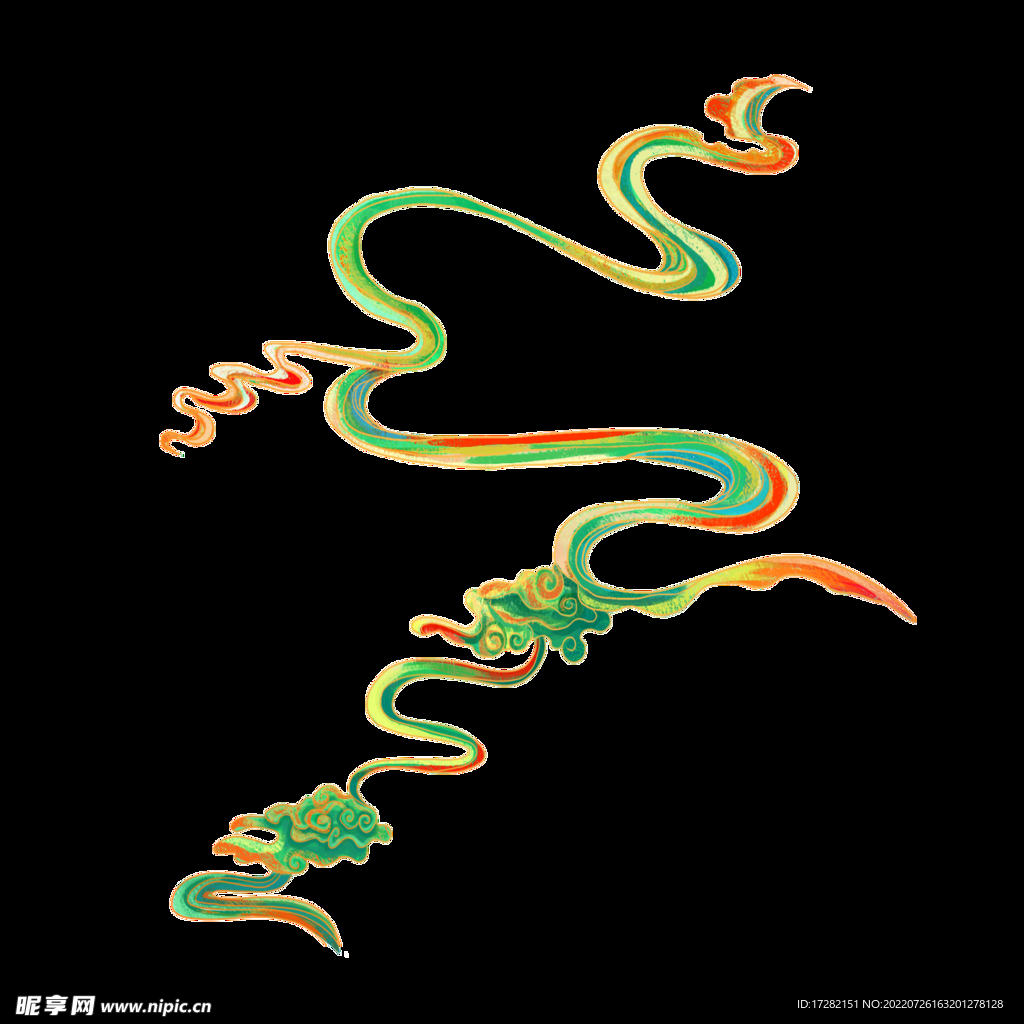 国潮   祥云    敦煌  
