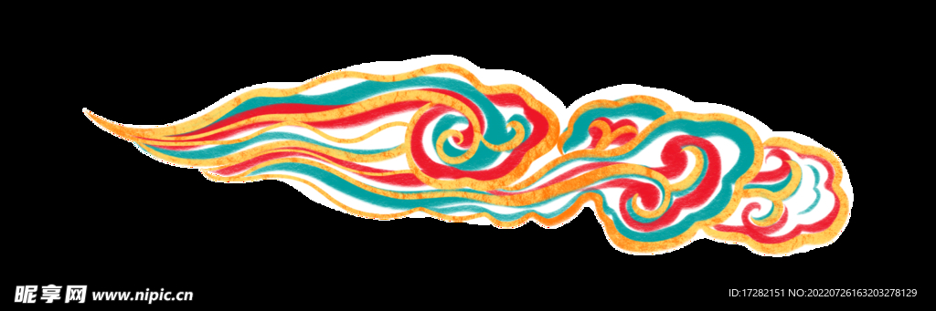 国潮   祥云    敦煌  