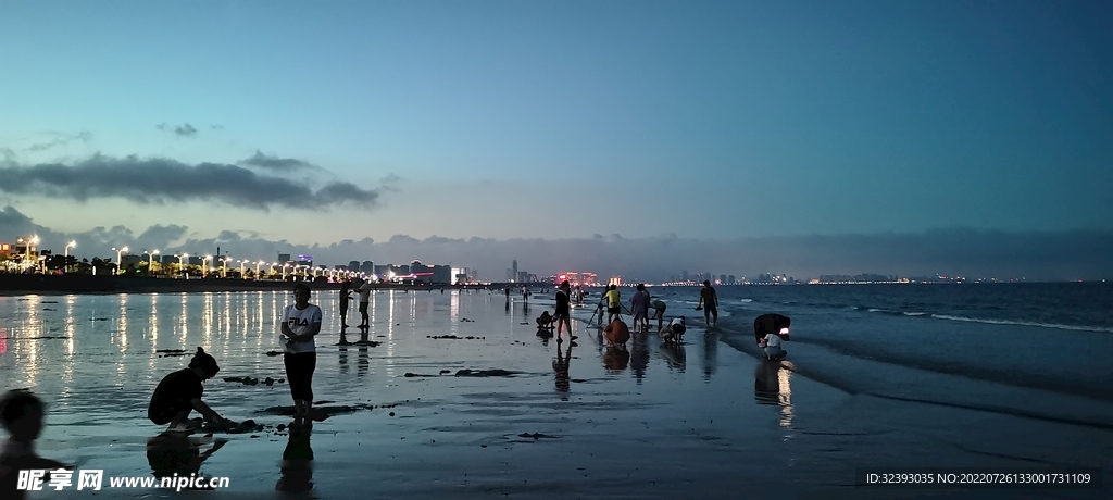 风景-夜晚的海边