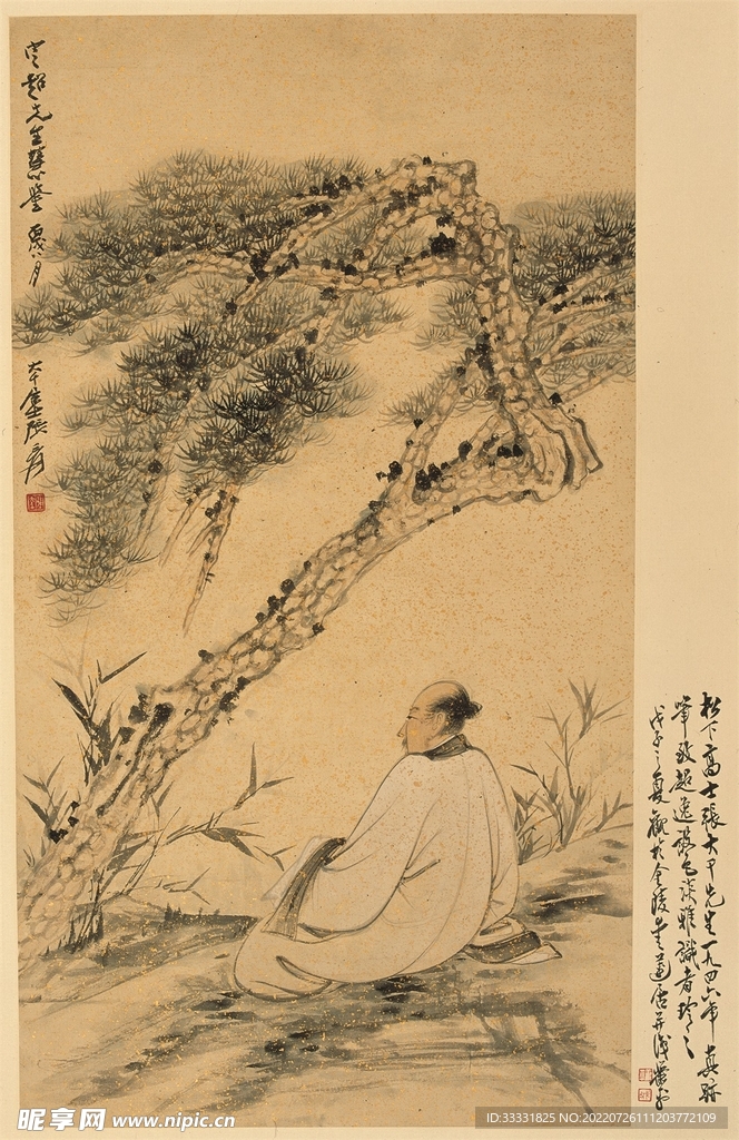 张大千国画