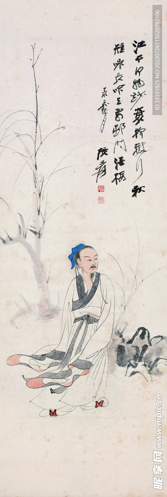 张大千国画