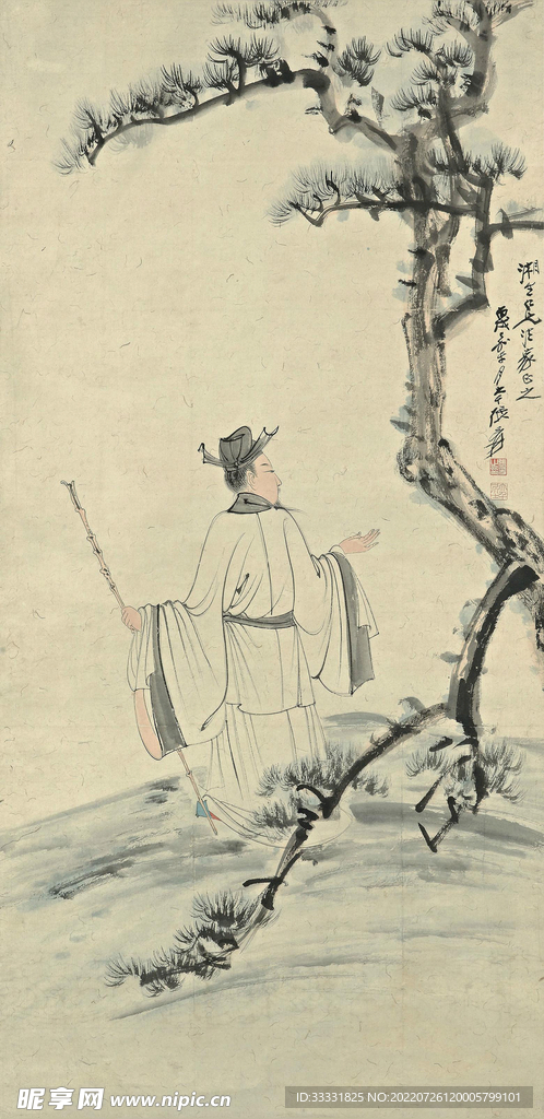 张大千国画