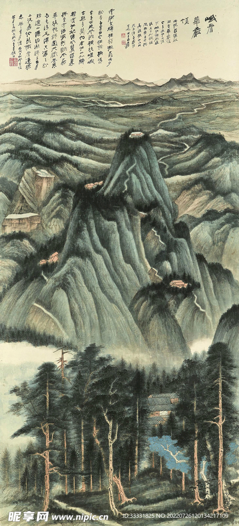 张大千国画