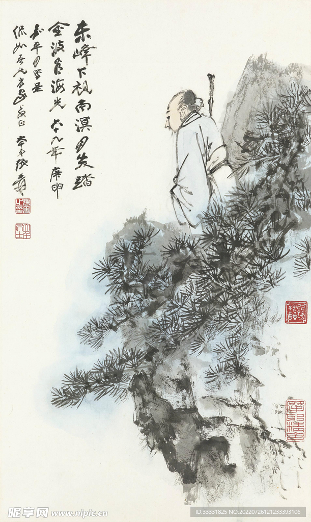 张大千国画