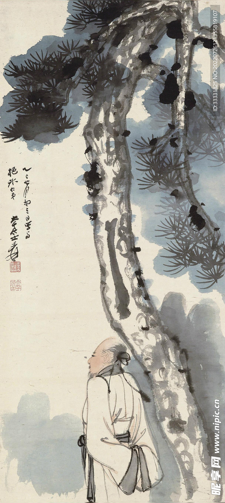 张大千国画