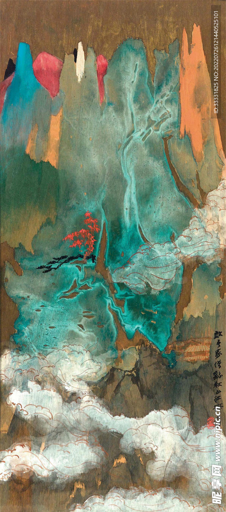 张大千国画