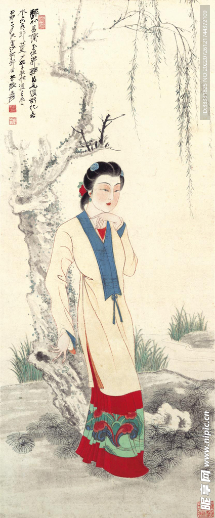 张大千国画