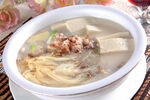 咸骨菜干豆腐汤