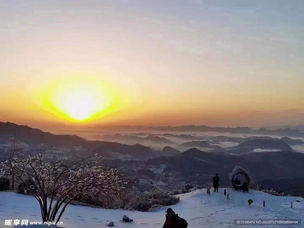 美丽的日出