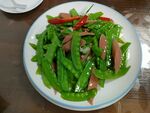 火腿炒荷兰豆