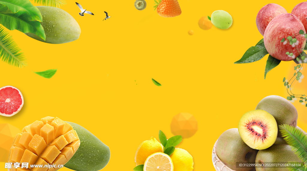  水果背景