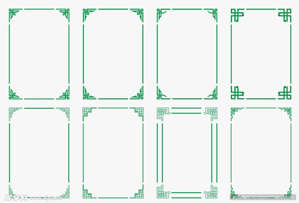 古风边框矢量图