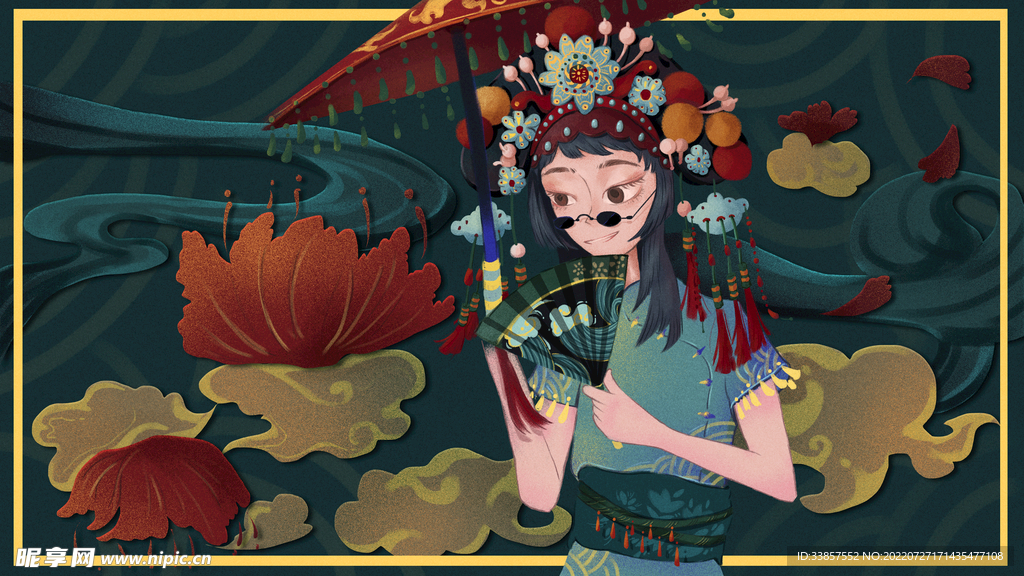 中国风海报          