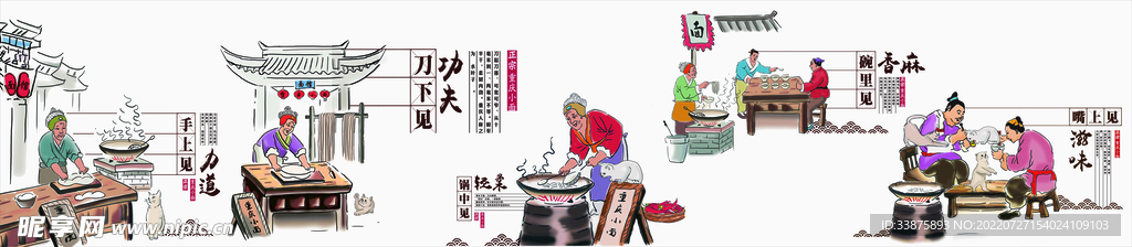 重庆小面墙画