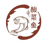 餐饮酸菜鱼logo标志图标