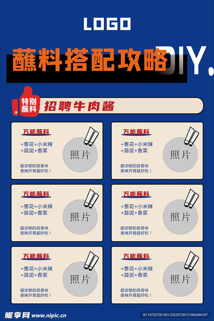 火锅料碗 调料搭配 蘸料 