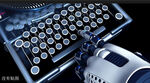 C4D模型机械键盘手臂