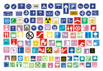 现代化城市系统的各种logo