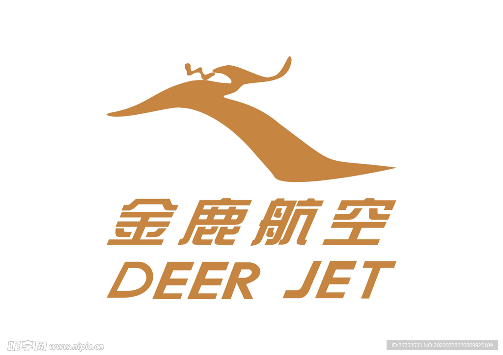 金鹿航空 LOGO 标志