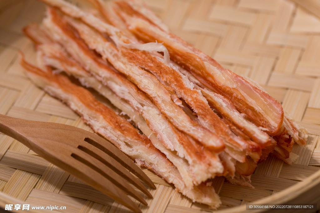 手撕鱿鱼丝美食