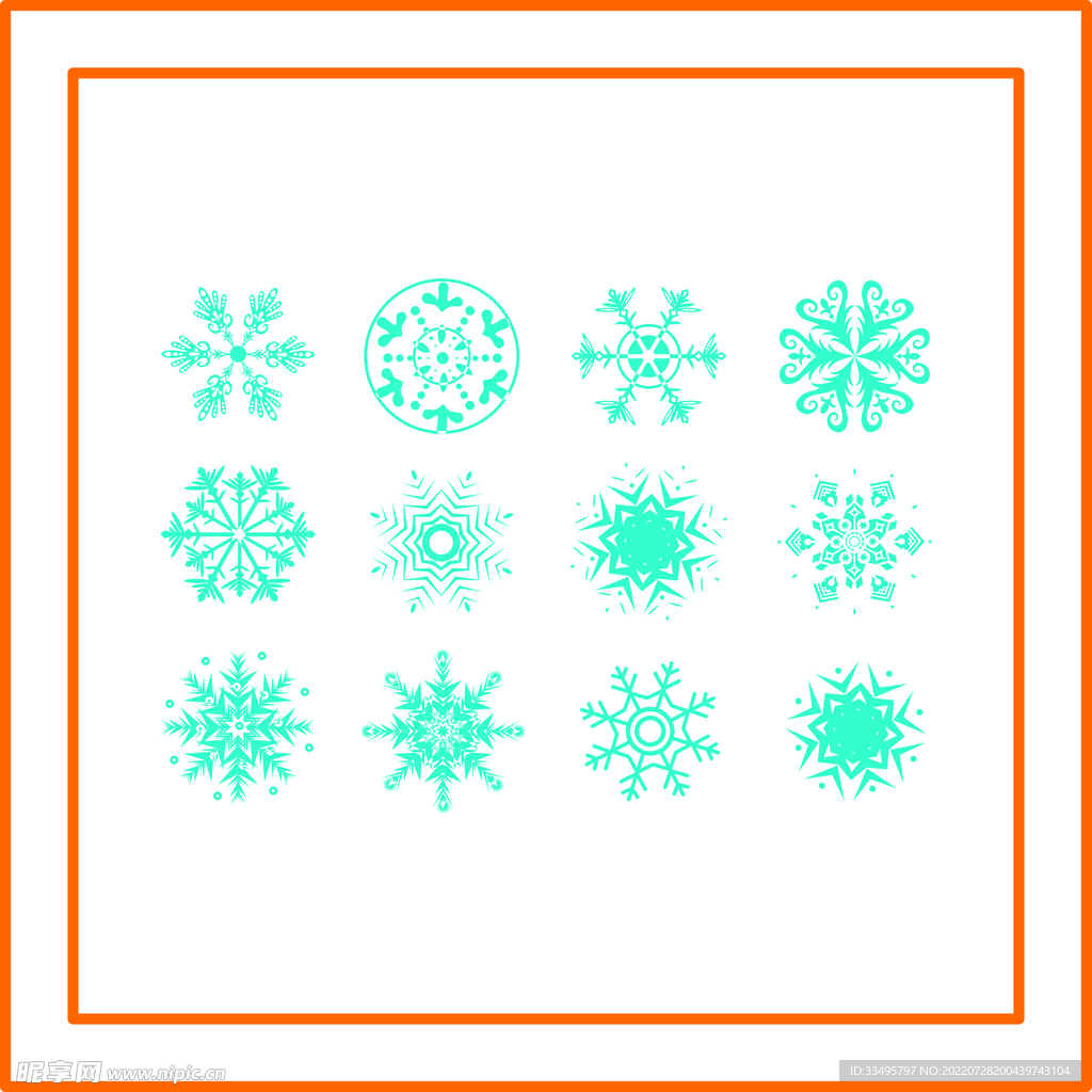 雪花标识