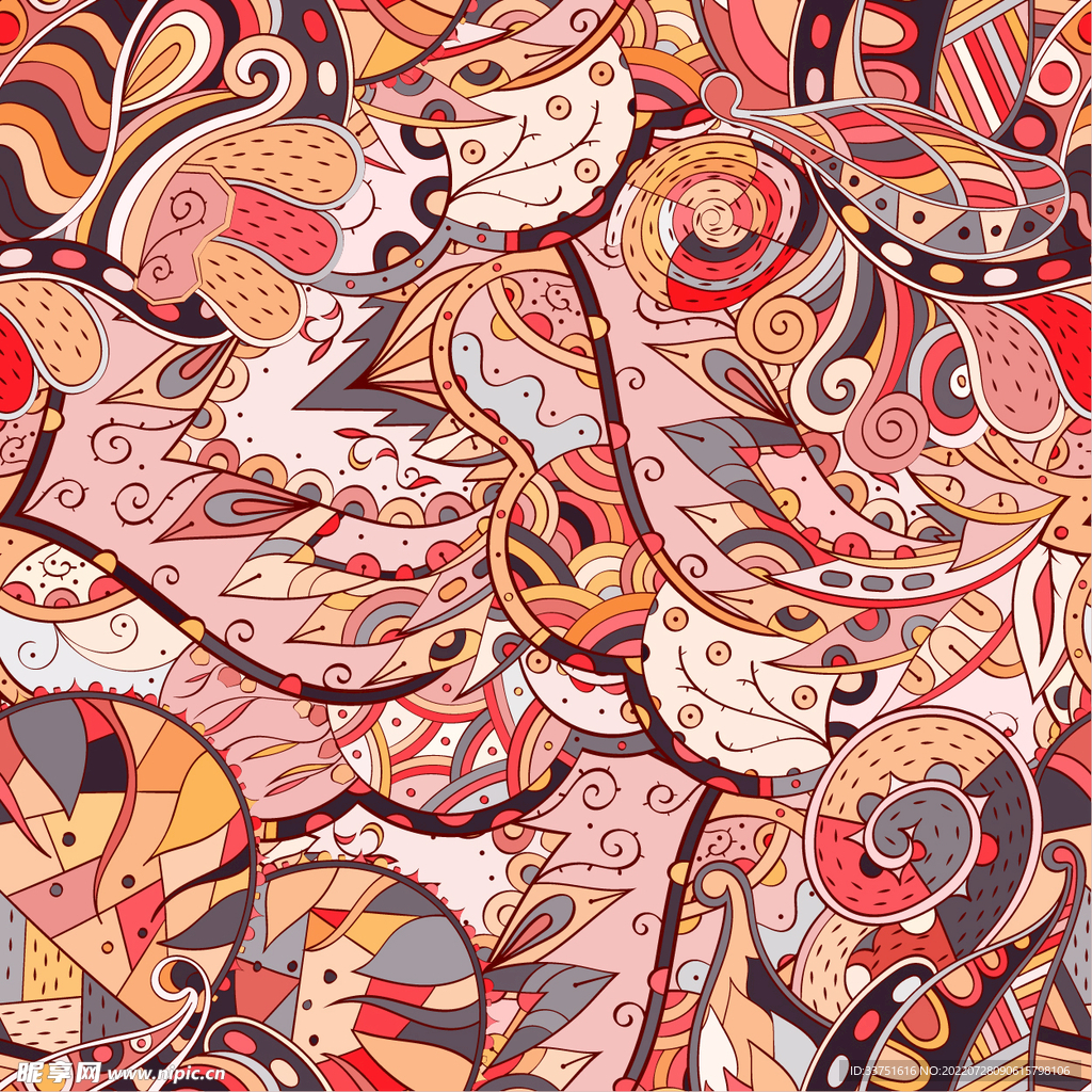 纹样插画