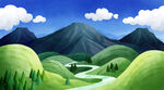 青山绿水自然风景