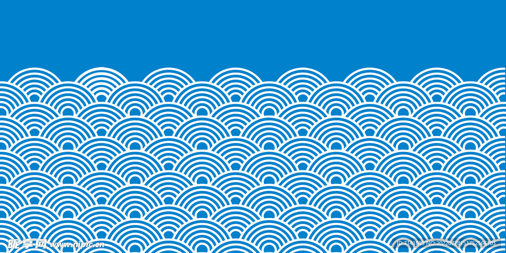 海浪花纹
