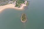 淄博文昌湖海滩航拍