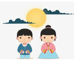 中秋节圆月