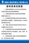 资料员岗位职责