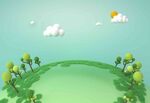 创意春天场景