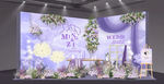 婚礼紫色留影区