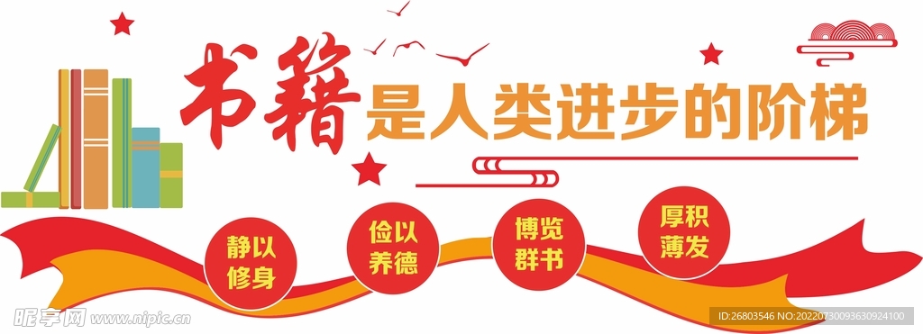 图书室文化墙