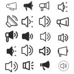 外扩喇叭声音量图标icon