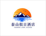 景区假日酒店logo