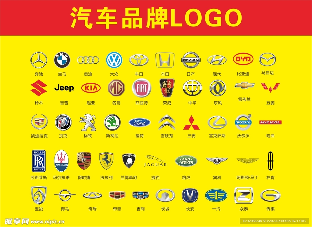 汽车品牌LOGO大全