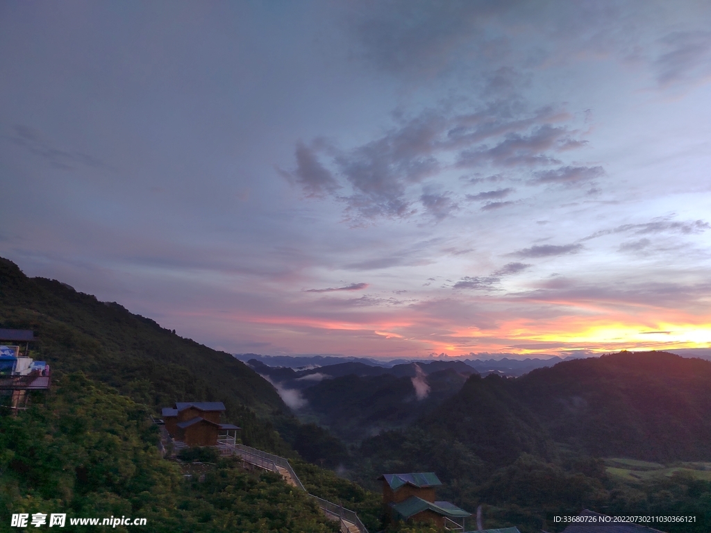 风景图夕阳