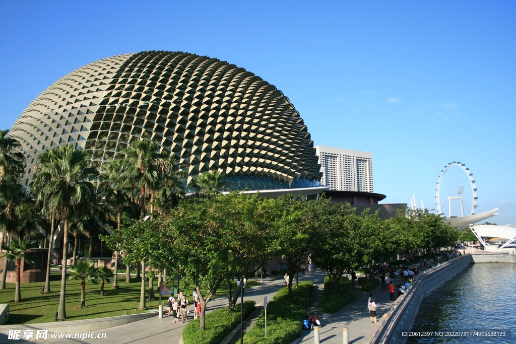 新加坡 城市 滨海 建筑 