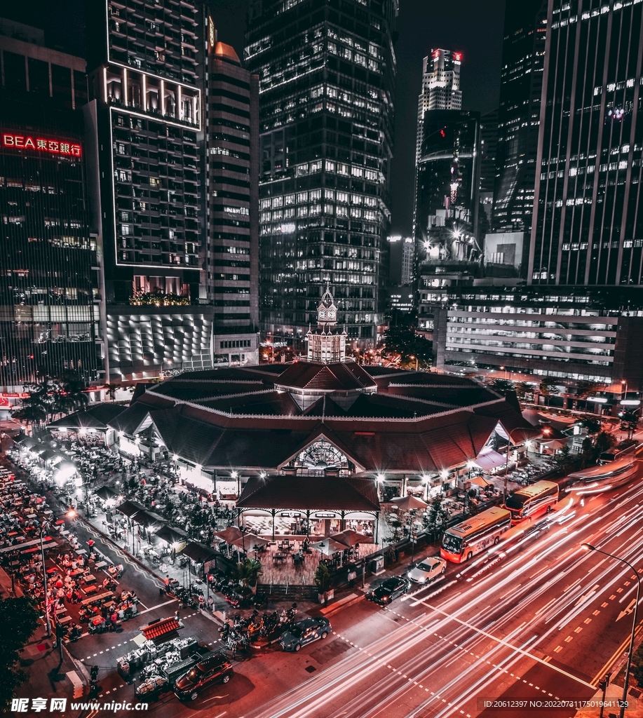 新加坡 城市 滨海 建筑 
