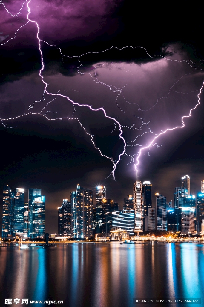 新加坡 城市 闪电