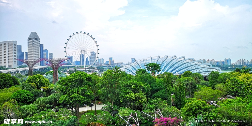 新加坡 城市 滨海 建筑 园林