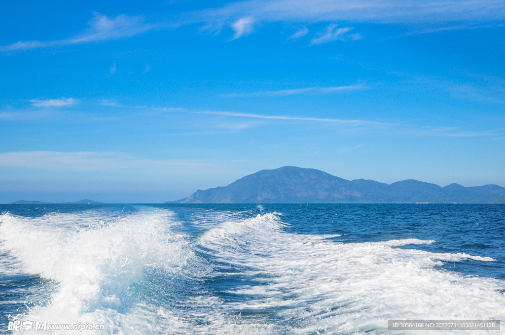 户外海水波浪自然