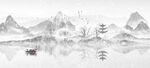 水墨山水画
